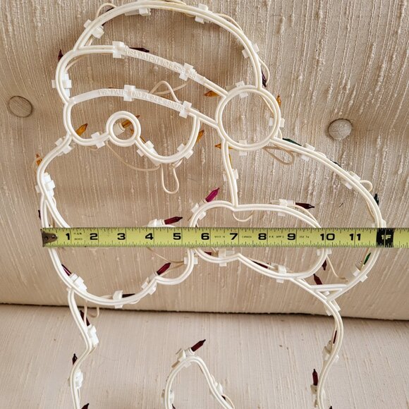 Vintage Christmas - Santa Silhouette - Window display - Retro Christmas Decor - Picture 7 of 11